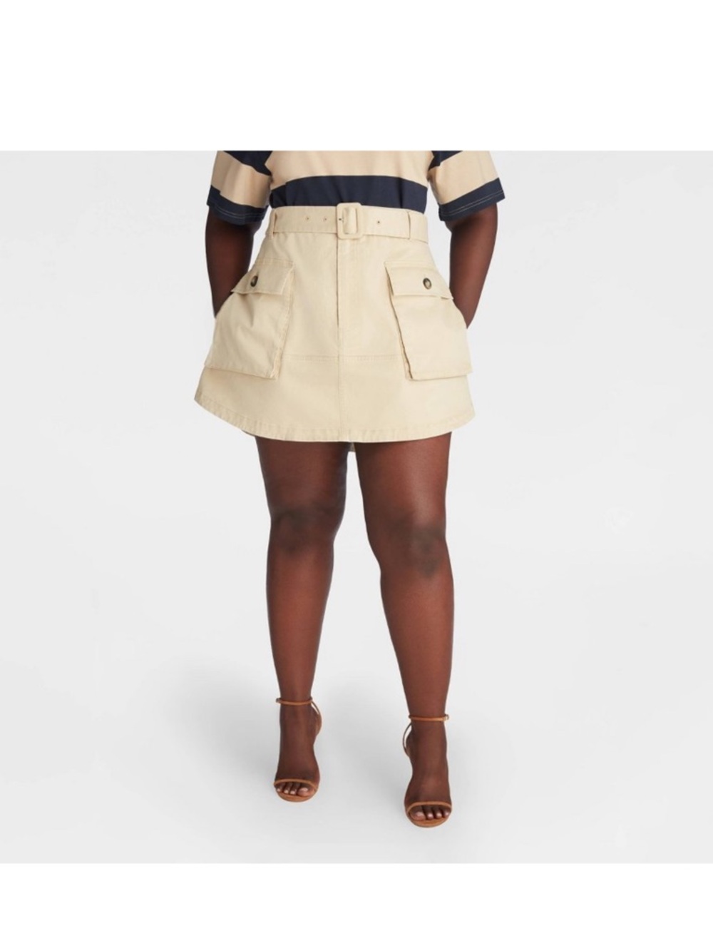 KBB by Kahlana Flared Cargo Skirt